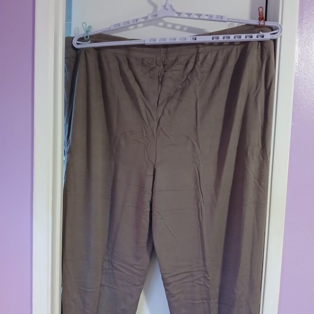 AnyBody Women's Lounge Brushed French Terry Knit Straight Leg Pant SZ 5X… - Picture 4 of 6